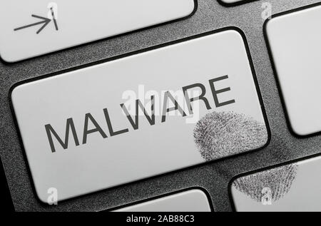 Concept internet crime images, malware. Stock Photo