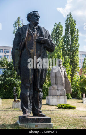 Giorgio Dimitrov statue, Museum of Socialist Art, Sofia, Bulgaria Stock Photo