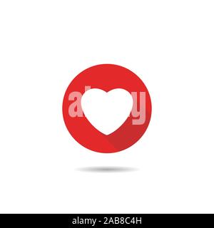 Heart vector icon Stock Vector