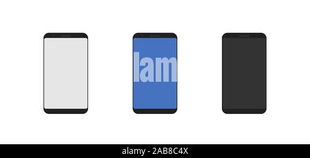 Smartphone icons vector Stock Vector