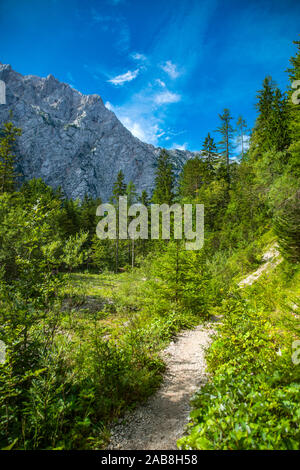 Logar valley in summer, Slovenia Stock Photo