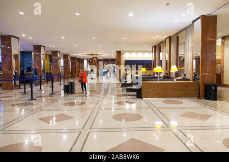 Hotel Pennsylvania reception area, 7th Avenue, New York City, United States of America. Hotel Pennsylvania reception area, 7th Avenue, New York City, United States of America.