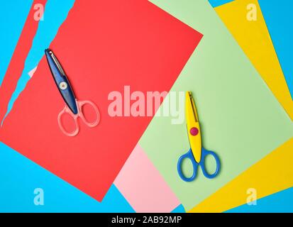 Decorative scissors for scrap booking Stock Photo - Alamy