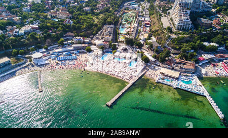 Aerial view of Odessa city historical city centre in Ukraine Stock Photo