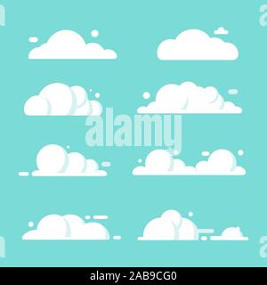 cartoon cloud vector symbol icon design Stock Photo - Alamy