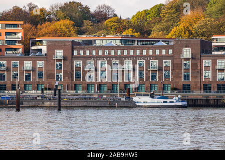 Hamburg, Germany - November 09, 2019. Warehouse Complex Altona Kaispeicher Stock Photo