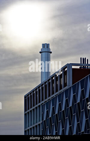 Ventilation exhaust shaft from a modern University building Stock Photo