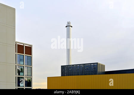 Ventilation exhaust shaft from a modern University building Stock Photo