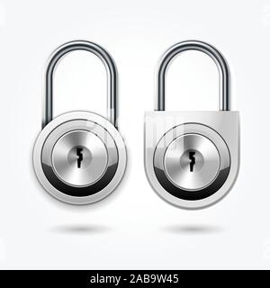 vintage padlock and key. secret or mystery. vector illustration Stock  Vector Image & Art - Alamy