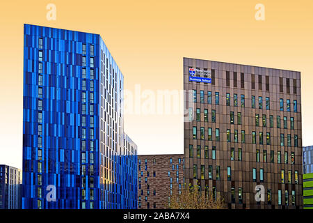 Newcastle University Business School buildings Barrack Road Newcastle Stock Photo