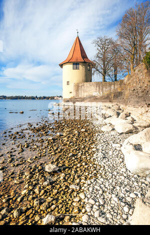 Ein Blick auf den Pulverturm in Lindau, Deutschland Stock Photo