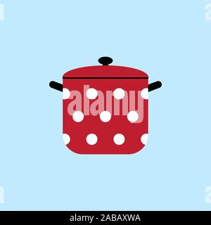 pan red vector icon Stock Vector