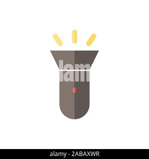 flashlight icon vector color Stock Vector