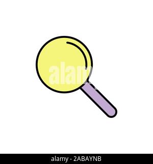 magnifier vector icon Stock Vector