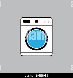 washing machine icon Stock Vector