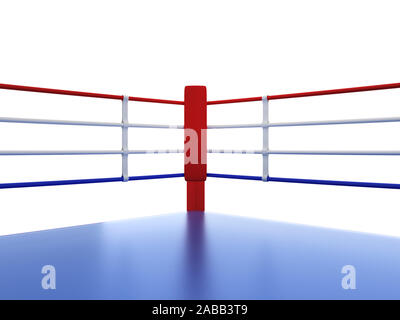 Professional Boxing Ring 3d Illustration Stock Photo - Download Image Now - Boxing  Ring, Fighting Ring, Wrestling - iStock