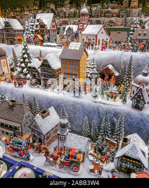Salzburg, Austria. Christmas decoration for sale at the old town Christmas Market. Stock Photo
