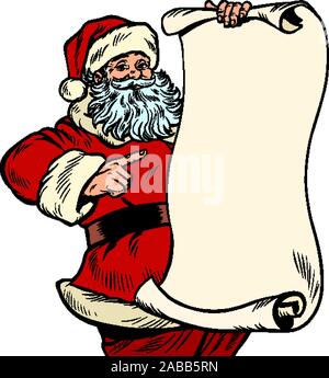 Santa Claus character, Christmas and New year Stock Vector