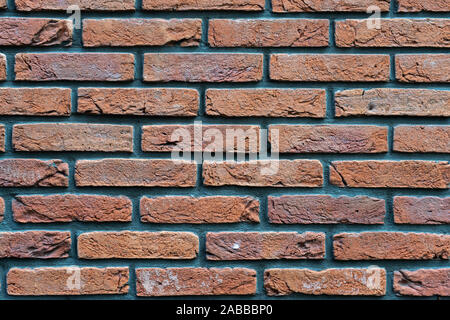 Closeup of a red brick wall Stock Photo