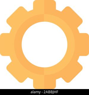setting gear work isolated icon vector illustration Stock Vector