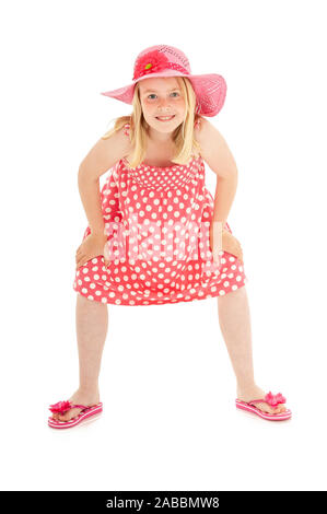 Adorable Teen Girl In Polka Dot Bow Demonstrating Bunch Of Books And 