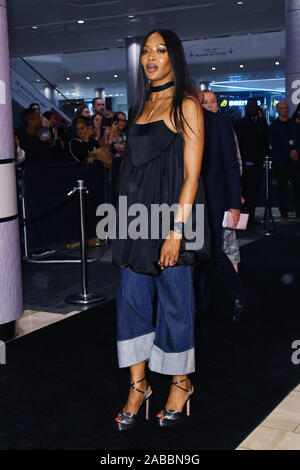 Naomi Campbell with charity pop-up store in Westfield London