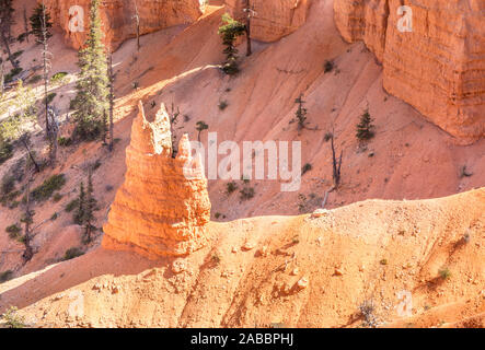 Like a chapel, hoodoo in the Bryce Canyon Utah Stock Photo