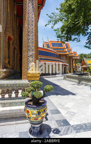 Wat Ratchabophit Sathitmahasimaram Ratchaworawihan, Bangkok, Thailand Stock Photo