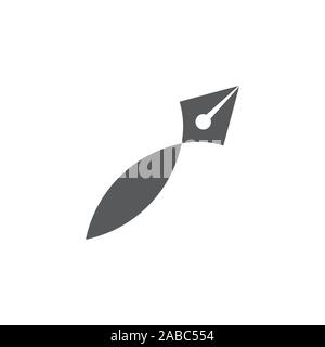 pen writer flyer geometric education vector Stock Vector