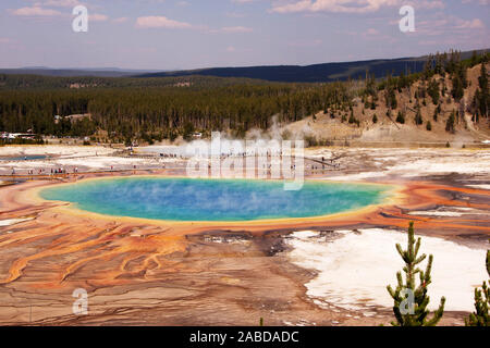 Landschaft im Yellowstone Nationalpark Stock Photo