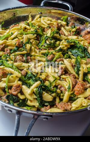 Cavati (Cavatelli) with Vodka Sauce & with Broccoli Rabe