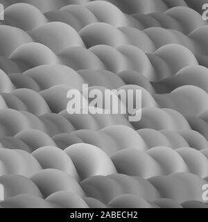 Grayscale bumps or hills seamless vector pattern Stock Vector