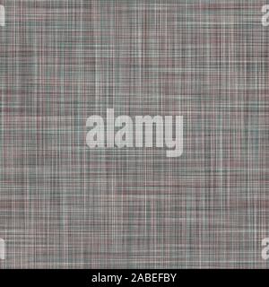 Linen texture pattern in red, green, and cream Stock Vector