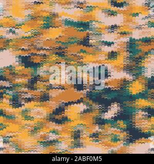 Combed Hand Marbled Paper Colorful Pattern Swatch Stock Vector