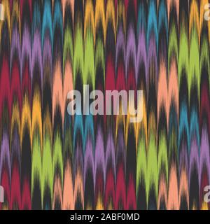 Combed Hand Marbled Paper Colorful Pattern Swatch Stock Vector