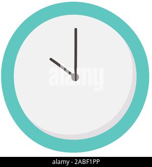 Clock design, Time tool instrument second deadline measure and measure theme Vector illustration Stock Vector