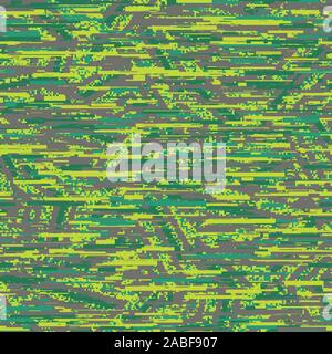 Techno glitch error bug seamless pattern swatch Stock Vector