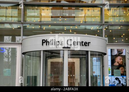 Entrance Philips Headquarters Building At Amsterdam The Netherlands 2019 Stock Photo