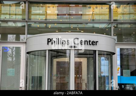 Entrance Philips Headquarters Building At Amsterdam The Netherlands entrance Philips Headquarters Building At Amsterdam The Netherlands 2019 Stock Photo
