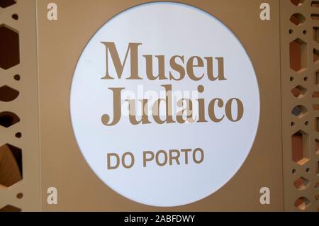 Museu Judaico do Porto. The Jewish Museum of Porto, Portugal Stock Photo