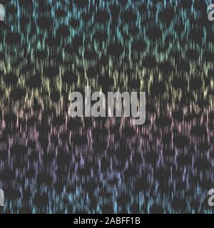 Holographic ink bleed seamless pattern in rainbow Stock Vector