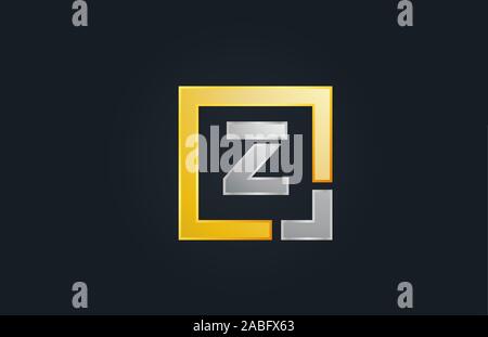 gold and silver metal letter Y alphabet logo design icon for business ...