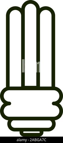 saving bulb environment ecology line and fill vector illustration Stock Vector