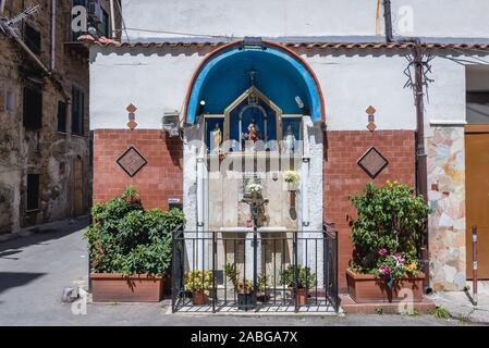 Shrine in Palermo city of Southern Italy, the capital of autonomous region of Sicily Stock Photo