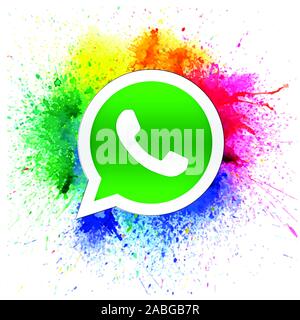 social medial colourful icons Stock Photo