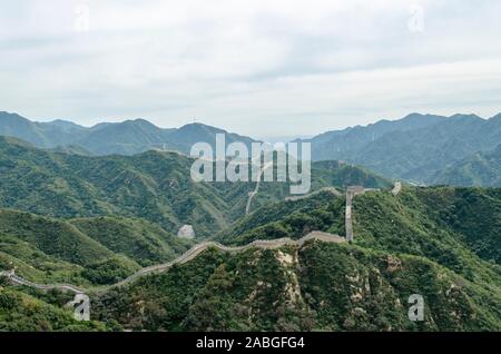 Great Wall of China, Badaling section Stock Photo