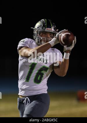 Football action with Mt. View vs. Coeur d'Alene High School in