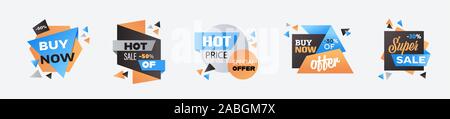 set cyber monday big sale stickers collection advertisement special offer concept holiday online shopping discount banners horizontal vector illustration Stock Vector