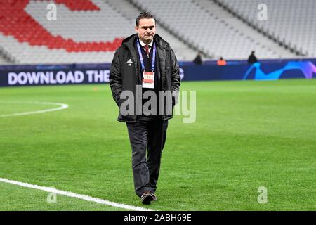 Lille, France. 27th Nov, 2019.  Stade Pierre-Mauroy , Champions League Football season 2019 / 2020. Marc Overmars, during the match Lille OSC - Ajax. Credit: Pro Shots/Alamy Live News