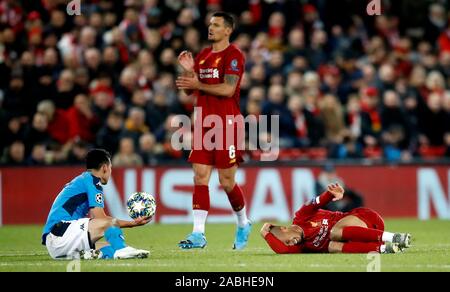 Fabinho #3 of Liverpool during the UEFA Champions League match ...